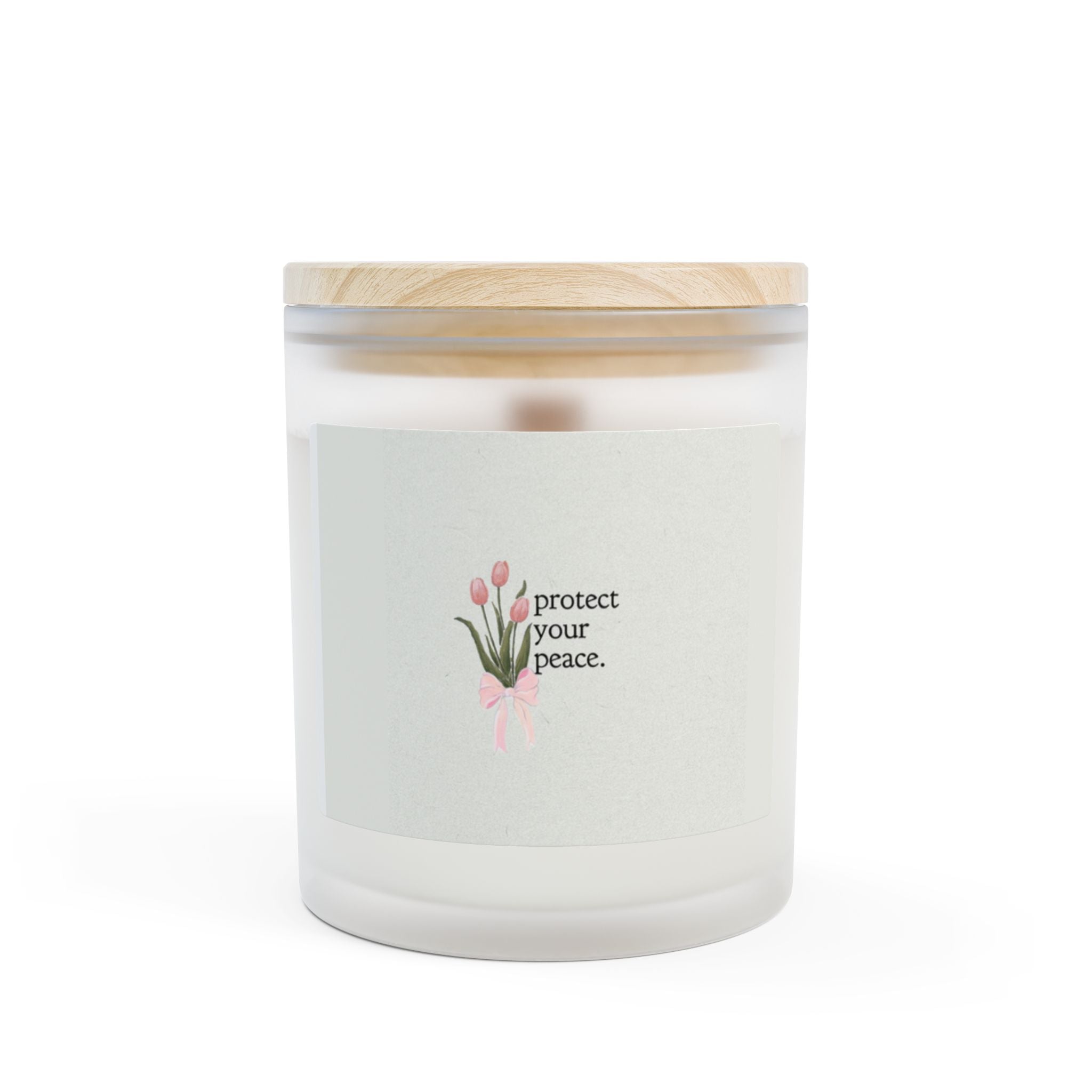 She said It | Protect Your Peace Floral Scented Candle